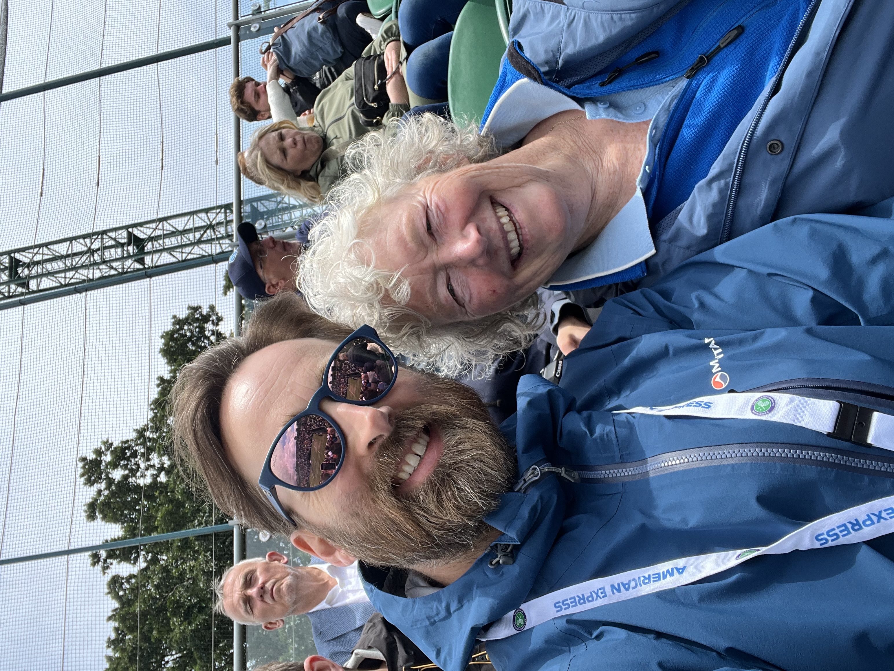 In the stands